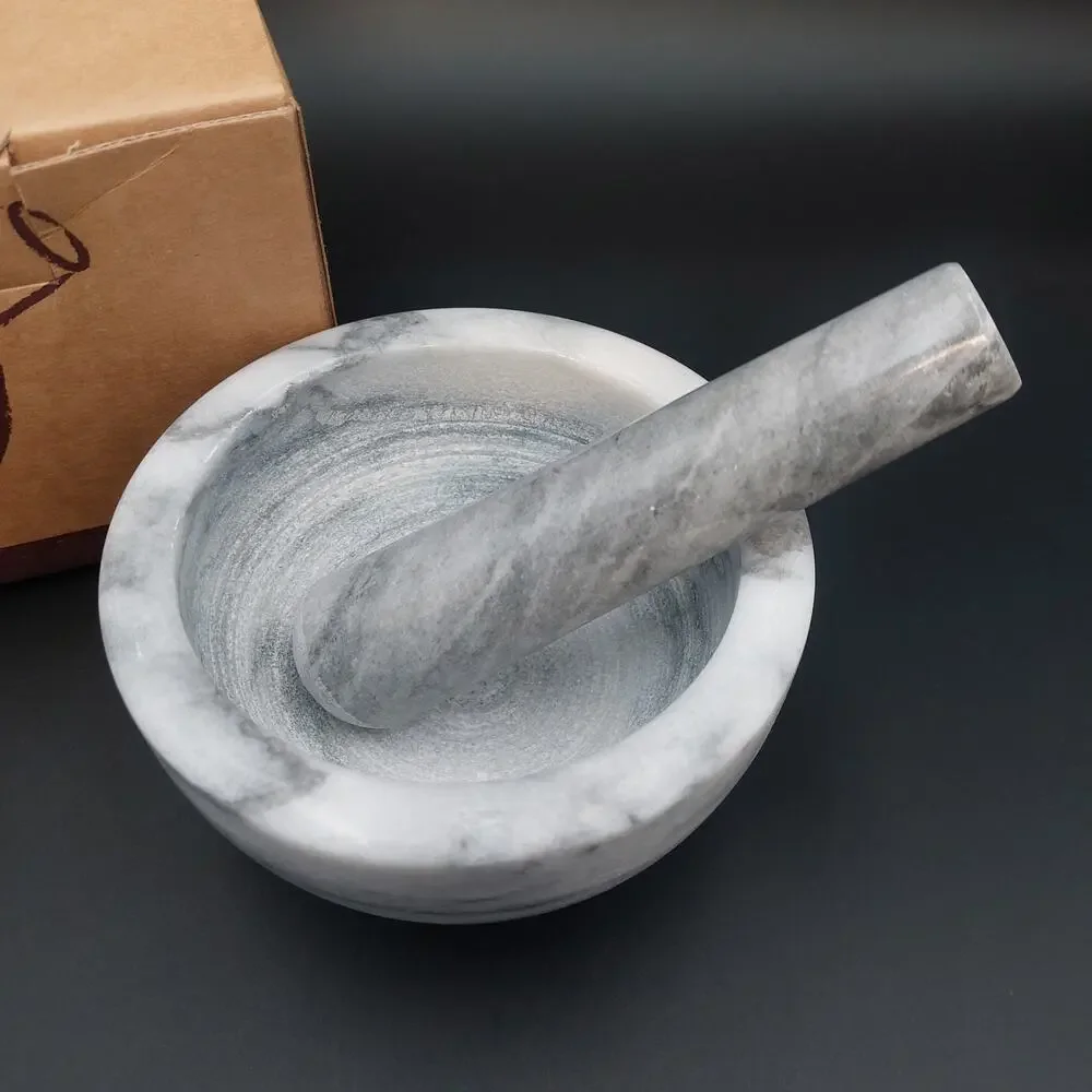 SUR LA TABLE Marble Mortar & Pestle Set Small 4.5